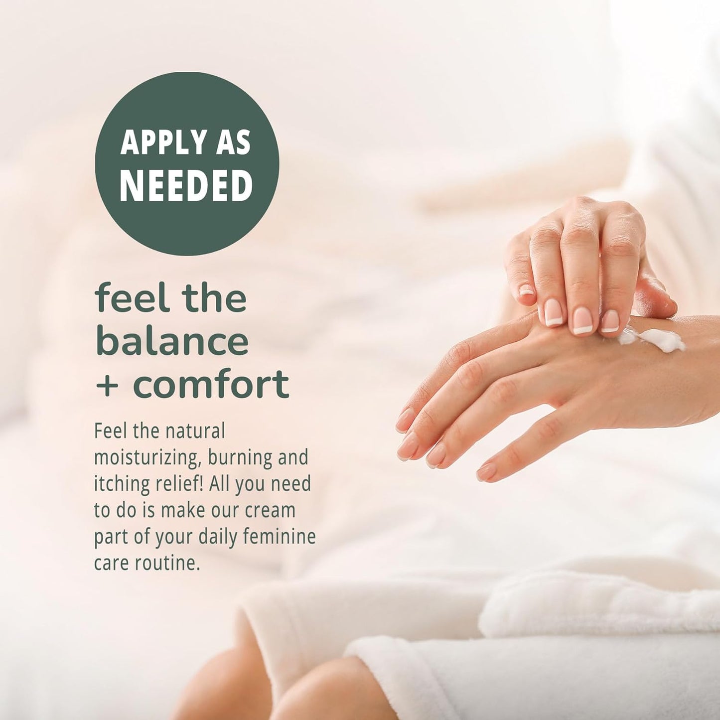 Crema hidratante íntima diaria Plan de 3 meses