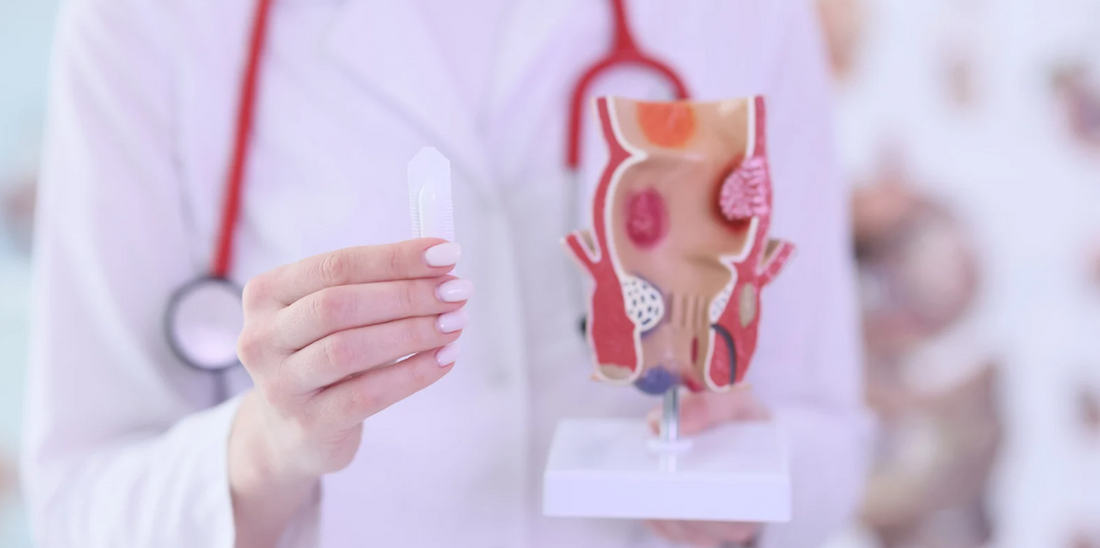 Medical Professional with suppository