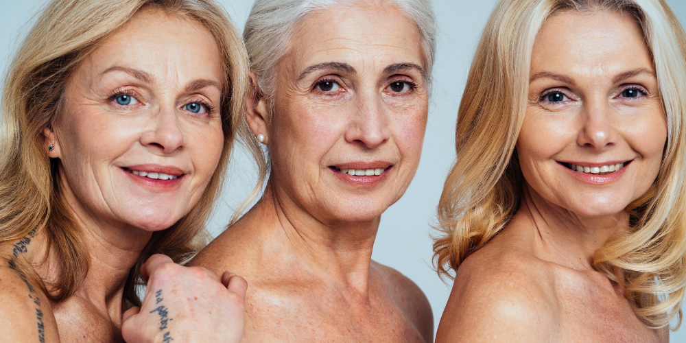 three woman taking a picture together