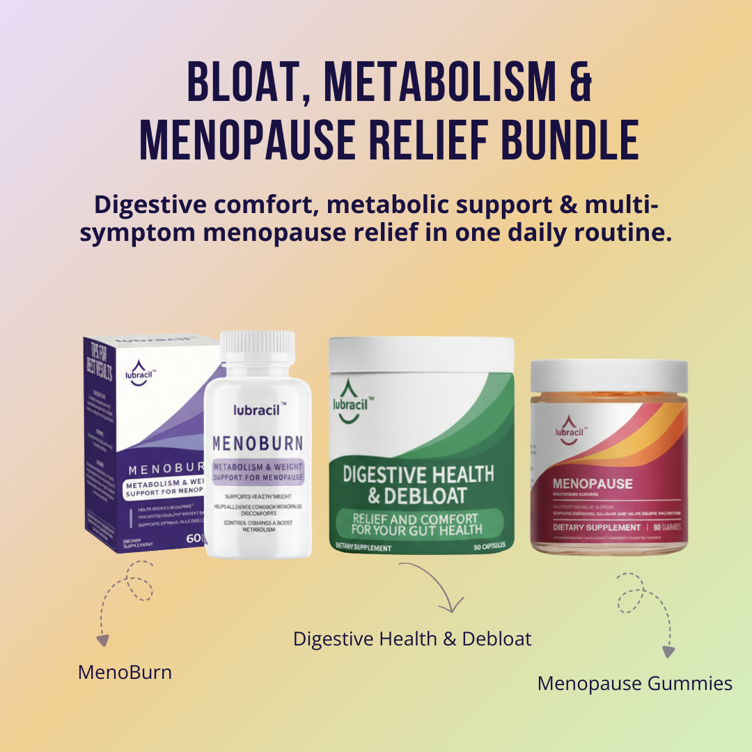 Lubracil® Digestive Health & Debloat + MenoBurn + Menopause Gummies