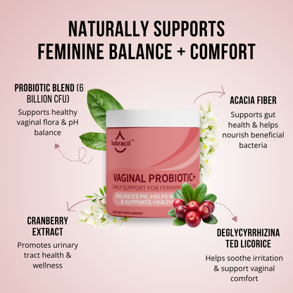 Lubracil® Vaginal Probiotic+ + Oral Softgels