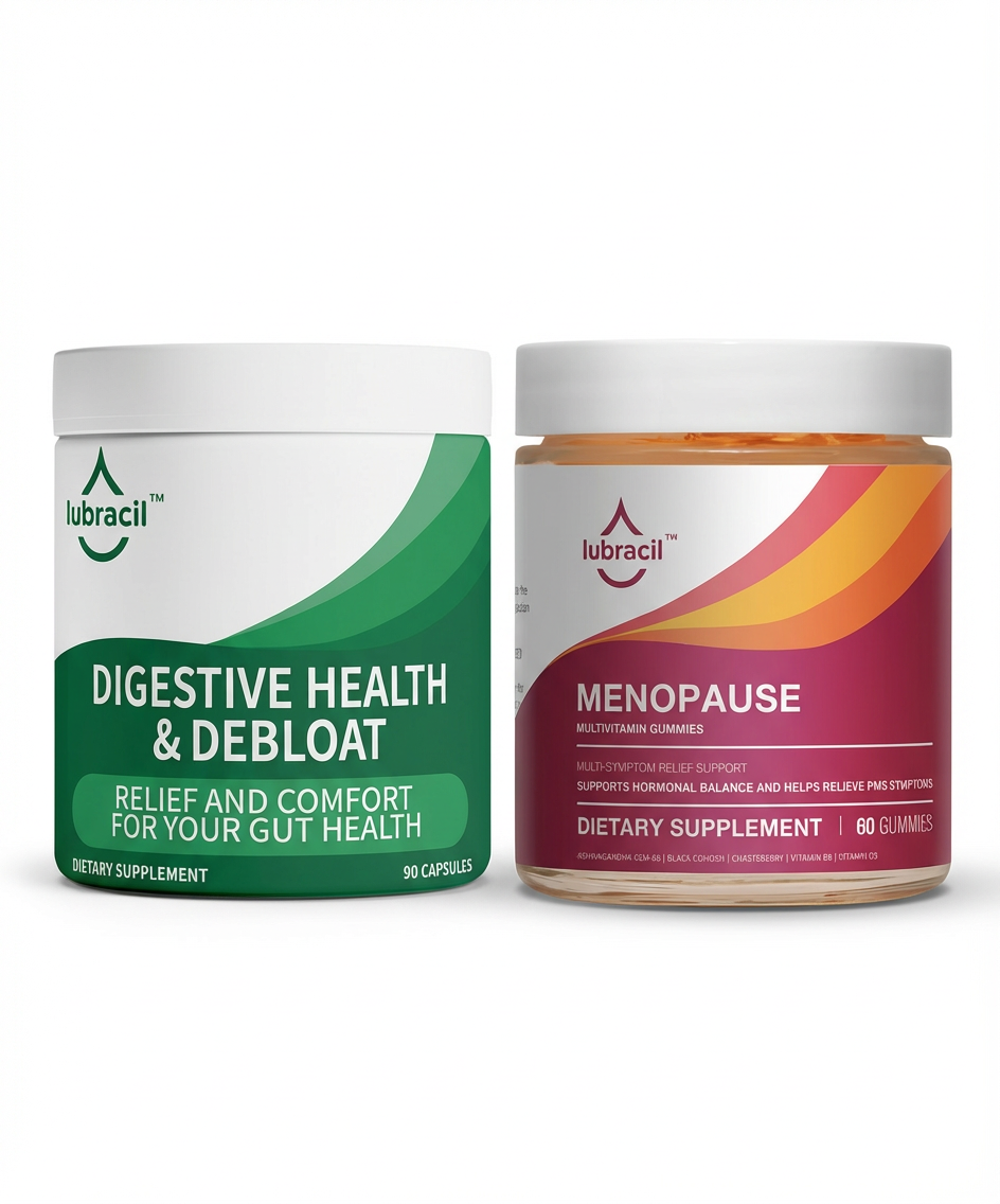 Lubracil® Digestive Health & Debloat + Menopause Gummies