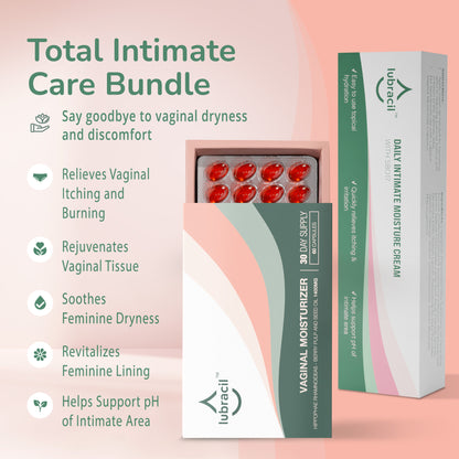 Lubracil® Oral Softgels + Daily Intimate Moisture Cream