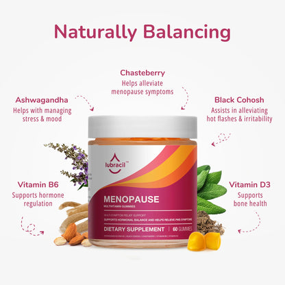 Lubracil® Digestive Health & Debloat + MenoBurn + Menopause Gummies
