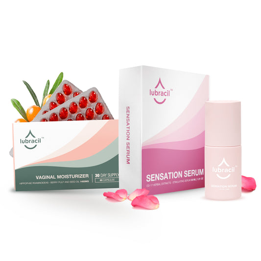 Lubracil® Oral Softgels + Sensation Serum