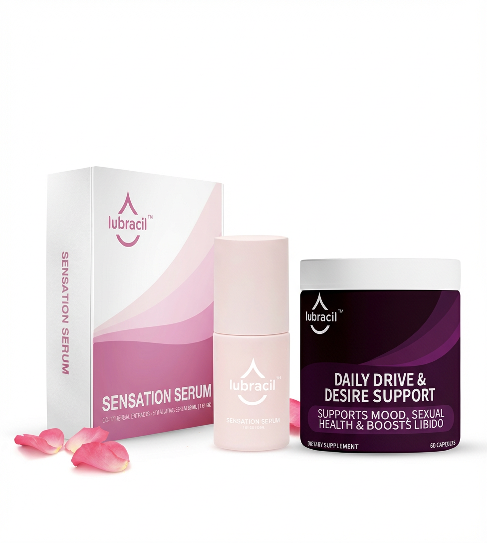Lubracil® Daily Drive & Desire Support + Sensation Serum