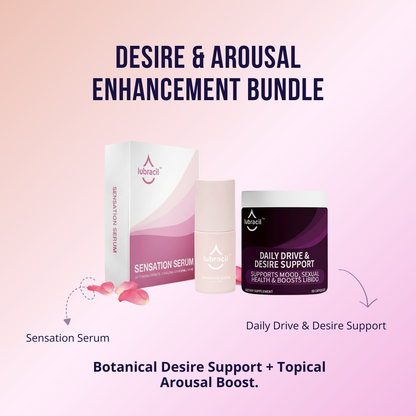 Lubracil® Daily Drive & Desire Support + Sensation Serum