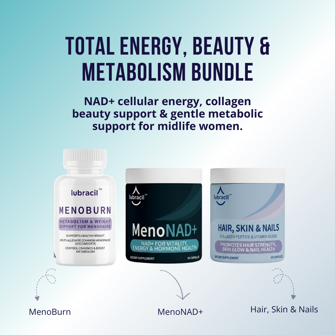 Lubracil® MenoNAD+ + Hair, Skin & Nails + MenoBurn