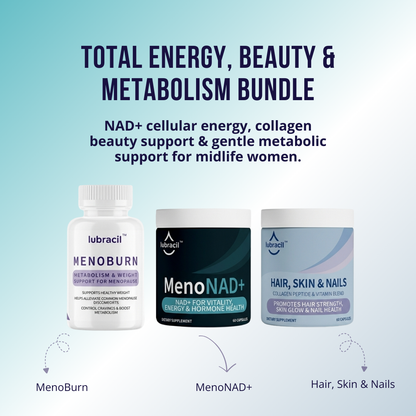Lubracil® MenoNAD+ + Hair, Skin & Nails + MenoBurn