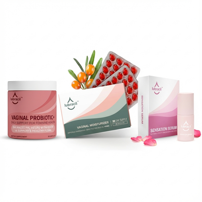 Lubracil® Vaginal Probiotic+ + Oral Softgels + Sensation Serum