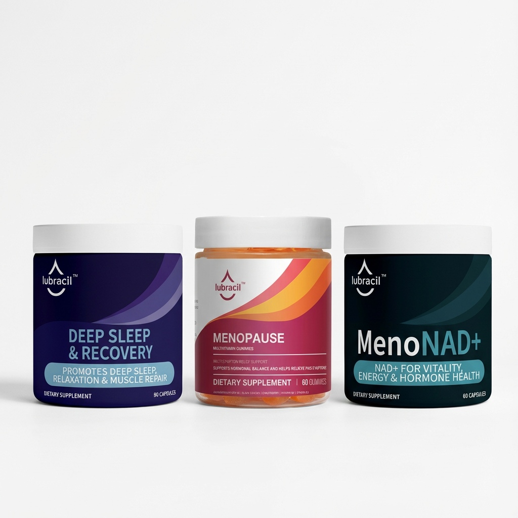 Lubracil® Deep Sleep & Recovery + Menopause Gummies + MenoNAD+